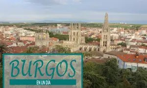 Vista panorámica de la Catedral de Burgos y el casco antiguo. Descubre qué ver en Burgos y alrededores para una visita inolvidable.