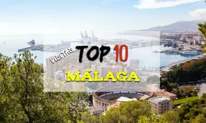 Vista panorámica de Málaga con el puerto, la ciudad y la plaza de toros. Descubre las cosas que ver en Málaga, ¡un top 10 imperdible!