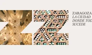 Zaragoza, la ciudad donde todo sucede. Las ferias de Zaragoza se presentan con un diseño que evoca la arquitectura y los azulejos de la ciudad.