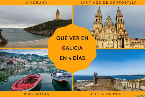 Un viaje para visitar Galicia en 5 días: faro de A Coruña, catedral de Santiago, Rías Baixas y Costa da Morte.